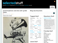 Screenshot des Blogs Selected Stuff
