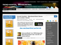 Screenshot des Blogs trend hunter