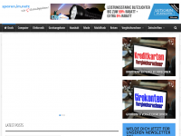 Screenshot des Blogs Sparen im Netz – Der Schnäppchen Blog