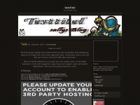 Screenshot des Blogs Testtitel