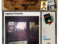 Screenshot des Blogs Herm’s Farm