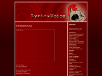Screenshot des Blogs LyricVoice