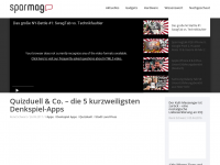 Screenshot des Blogs Sparhandy Blog