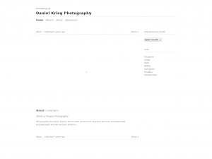 Screenshot des Blogs DanielKrieg.de