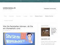 Screenshot des Blogs Linkorama – die besten Webtipps