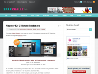 Screenshot des Blogs Sparkralle