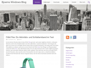 Screenshot des Blogs Bjoerns Windows Blog