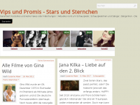 Screenshot des Blogs Vips und Promis – Stars und Sternchen