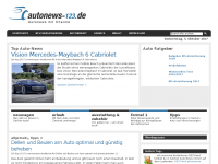 Screenshot des Blogs AutoNews-123.de