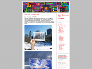 Screenshot des Blogs Querdenkerin Elita Wiegand
