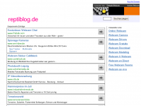 Screenshot des Blogs reptiblog.de