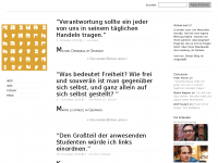 Screenshot des Blogs Das Gespräch
