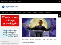 Screenshot des Blogs Gegenfrage.com – Wirtschaft und Finanzen, Krise und Lösungen, Ansichten und Empfehlungen