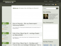 Screenshot des Blogs 360blox.de: Die besten Xbox 360 Infos + Blogs als Übersicht!