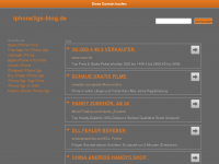 Screenshot des Blogs Iphone3Gs-Blog.de