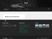 Screenshot des Blogs Laufragebuch