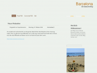 Screenshot des Blogs Barcelona