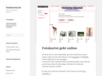 Screenshot des Blogs Fotokartei Blog