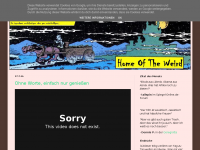 Screenshot des Blogs Home Of The Weird