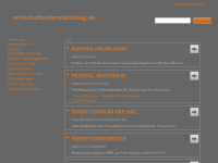 Screenshot des Blogs Wirtschaftsinformatik Fernuniversität Hagen