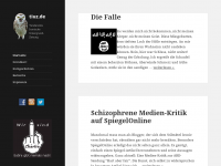 Screenshot des Blogs tiuz.de – Blog|Agentur für Demokratie