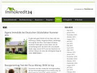 Screenshot des Blogs Baufinanzierung Blog