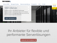 Screenshot des Blogs PHP-Friends