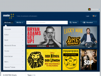 Screenshot des Blogs Tempodome – we love it live