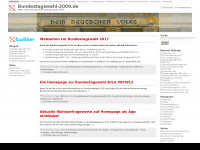 Screenshot des Blogs Bundestagswahl-2009.de