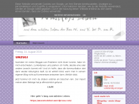 Screenshot des Blogs Wüst(e)s Leben