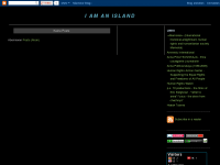 Screenshot des Blogs Ich bin eine Insel