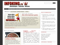 Screenshot des Blogs InfoKing.TV – Anleitungen, Tutorials, Wissen