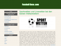 Screenshot des Blogs FussballGosu.com