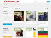 Screenshot des Blogs Mix-Mastering.de – Mastering aller Musikrichtungen