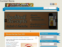 Screenshot des Blogs Cocktail Mania