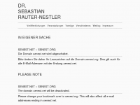 Screenshot des Blogs senest.net