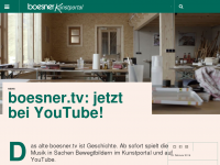 Screenshot des Blogs boesnertv