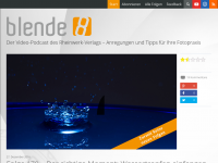 Screenshot des Blogs Blende 8 – Der Foto-Podcast von Galileo Press
