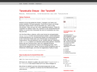 Screenshot des Blogs Tanzstudio Dreuw – Der Tanztreff