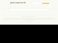 Screenshot des Blogs Game-Inspector