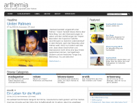 Screenshot des Blogs Unter Palmen