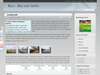 Screenshot des Blogs Kai – Bei mir läuft’s