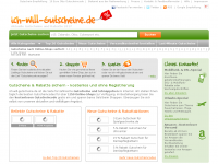 Screenshot des Blogs ich-will-gutscheine.de