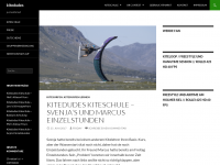 Screenshot des Blogs KITEDUDES // Hardcore kitesurfen bei jedem Wetter