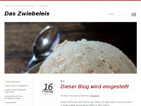 Screenshot des Blogs Der Herr Teddy und das Zwiebeleis