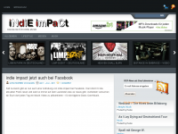 Screenshot des Blogs indie impact