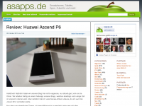 Screenshot des Blogs App Store Apps