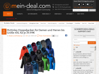 Screenshot des Blogs Mein-Deal.com – Jeden Tag einen guten Deal