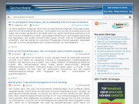 Screenshot des Blogs Blog optimieren und besseres Ranking
