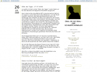 Screenshot des Blogs DEAL or NO DEAL